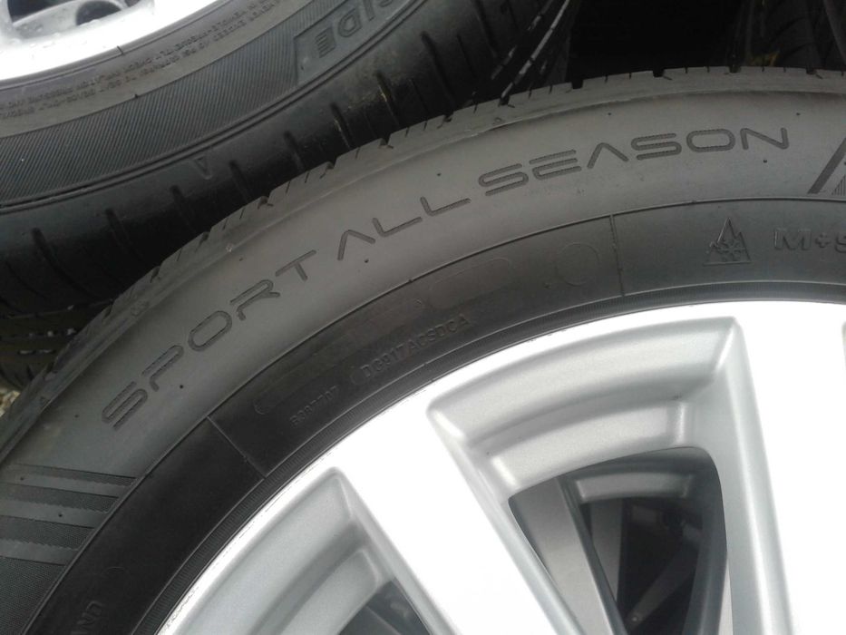 opony r17 dunlop 215 60 allseason 22rok mielec 8mm cena za 4sztuki
