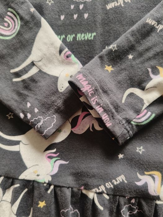 Sukienka jednorożec r.104
