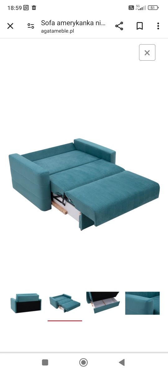 Sprzedam Sofa Kanapa Łozko Domo 2