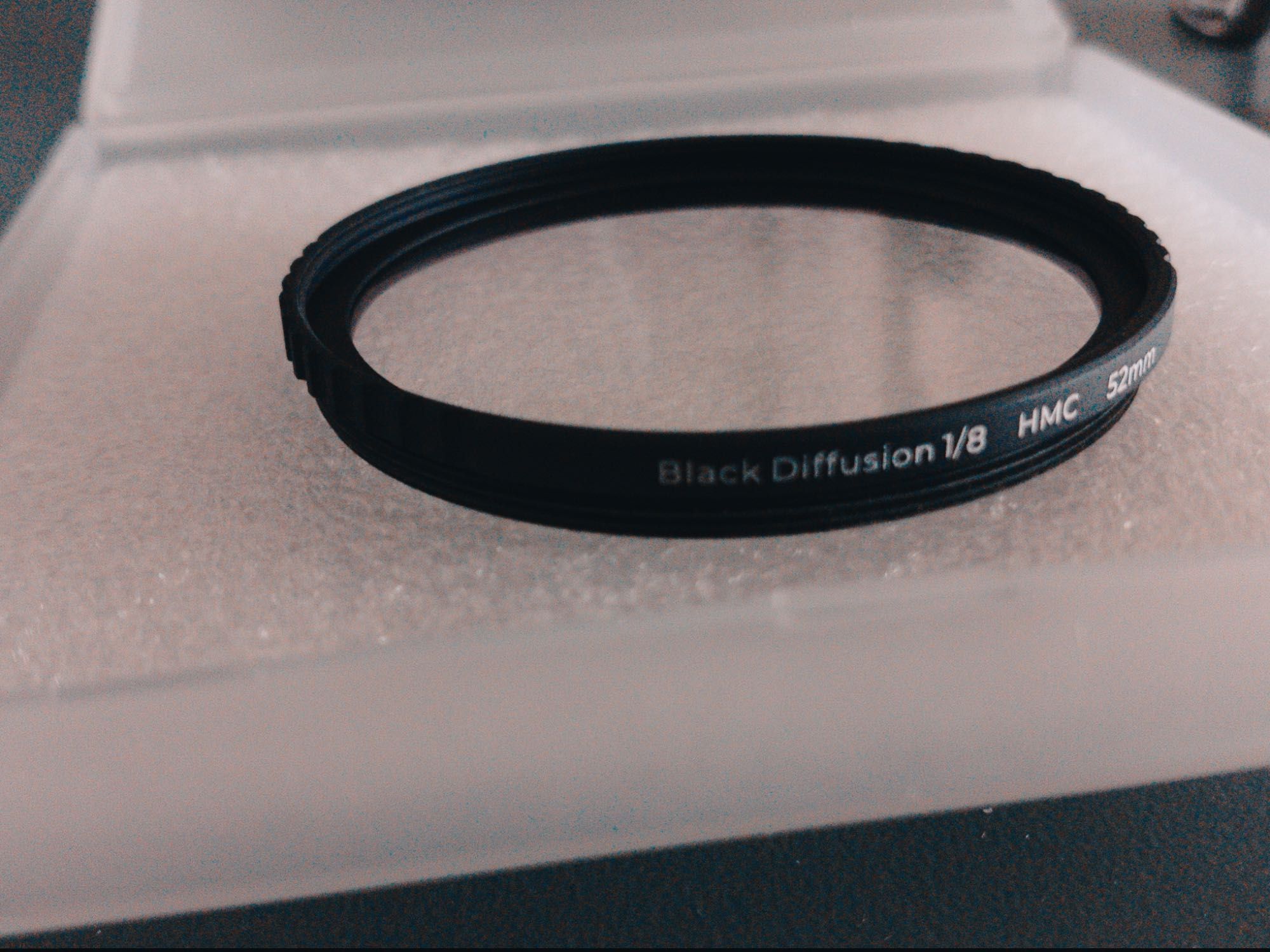 Filtros K&F Concept Black Diffusion 1/8+ND Variável+Porta Filtro 52mm