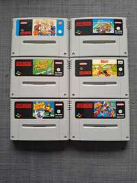 Jogos Super Nintendo (SNES) DBZ, Asterix e outros