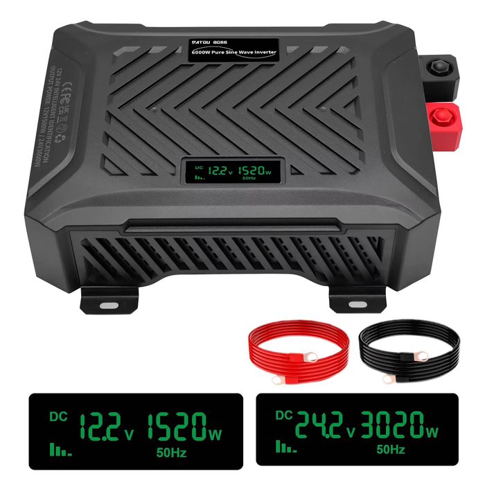 Przetwornica czysty sinus 6000W/3000w 12/24v-230v DATOUBOSS
