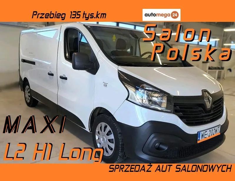Renault Trafic L2H1 Long paka 4150mm model o zwiększonej długości załadunkowej!  Pierwszy Właściciel, Pełen Serwis, Zabudowa Paki, Kamera, Nawigacja,