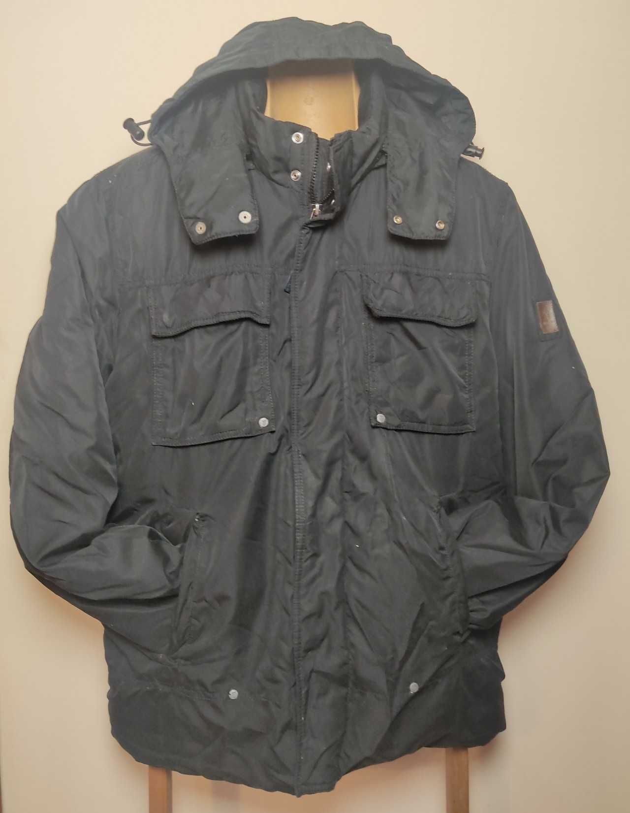 SALDO Blusão de penas Trussardi Jeans preto