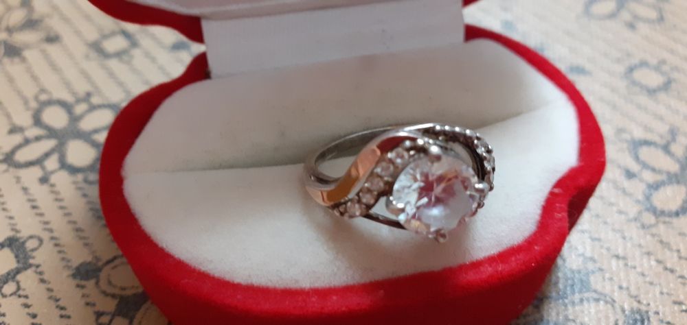 Серебряное кольцо  серьги сережки  925 проба