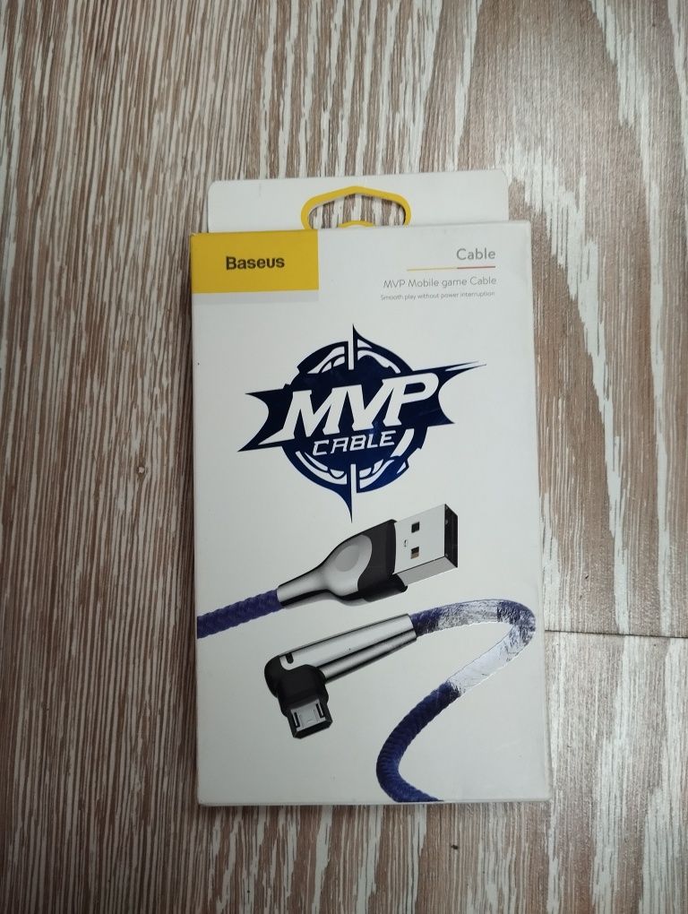 Продам новий геймерський кабель BASEUS стандарт USB  на micro USB.