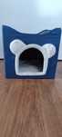 Casa para gato em tecido 37cm altura, 39 cm profundidade, largura 40cm