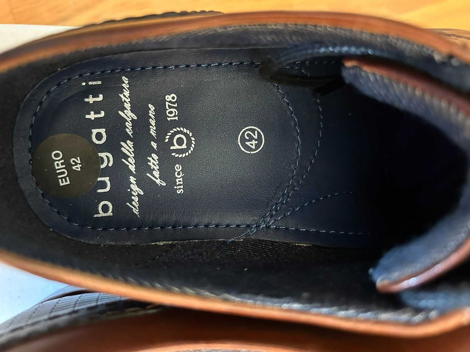 nowe eleganckie buty marki Bugatti r. 42 ideał - okazja!