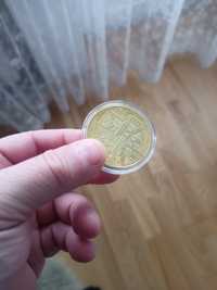 Symbol waluty bitcoin, moneta