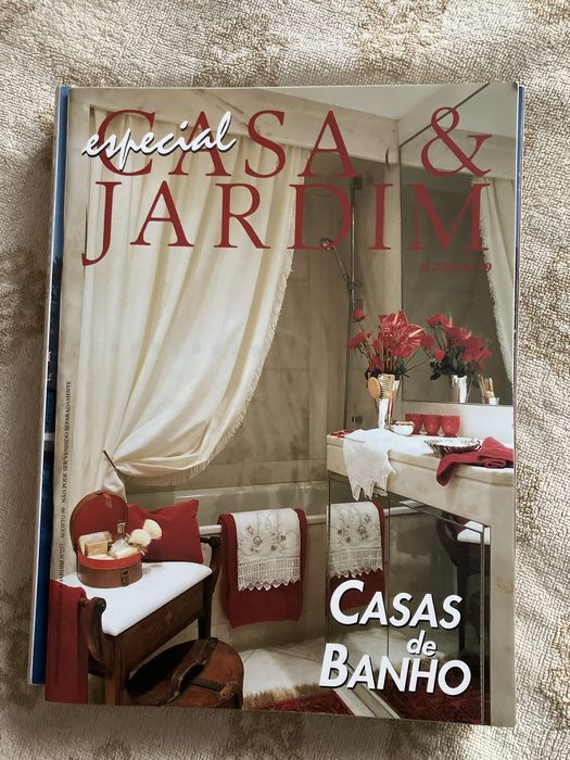4 revistas Casa & Jardim com oferta do nº153 Casa Cláudia.