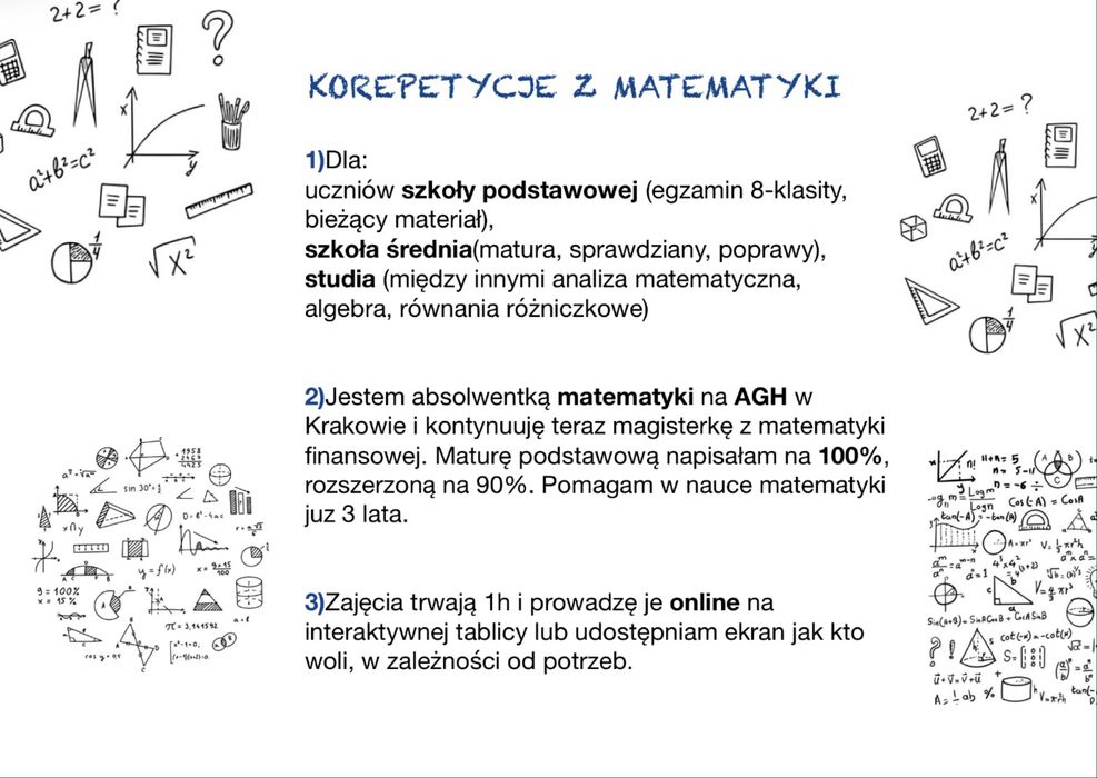 korepetycje MATEMATYKA