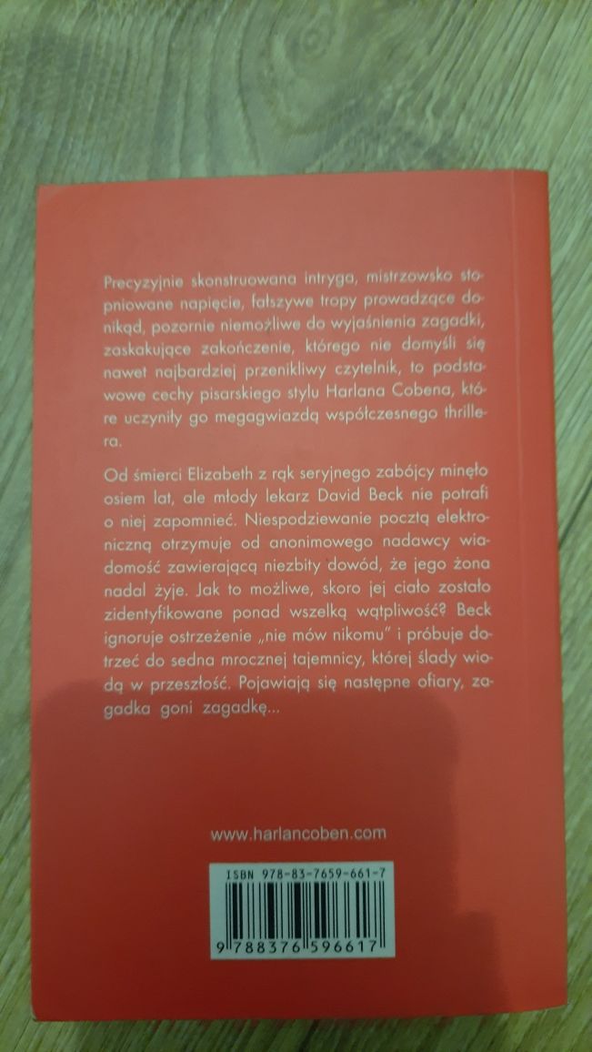 Nie mów nikomu Harlan Coben