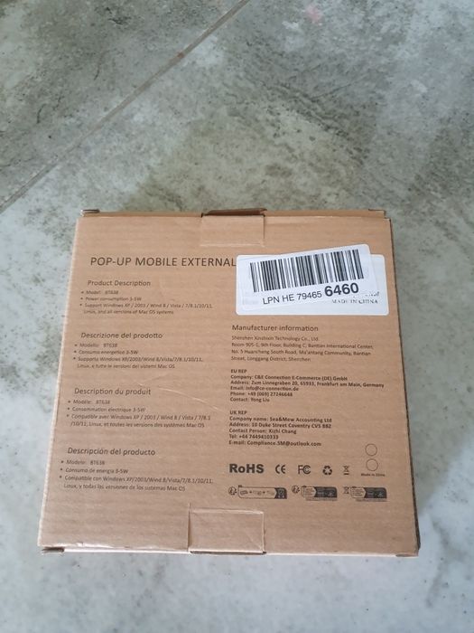 Zewnętrzny napęd  nagrywarka  cd dvd