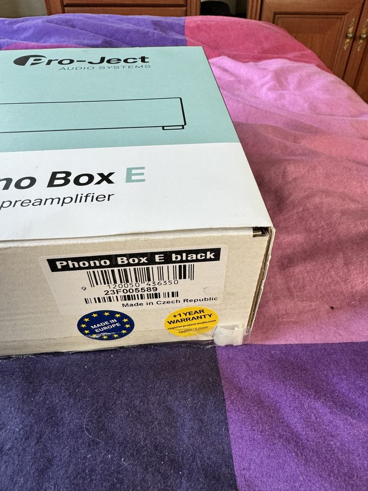 Przedwzmacniacz gramofonowy Pro-Ject Phono Box E