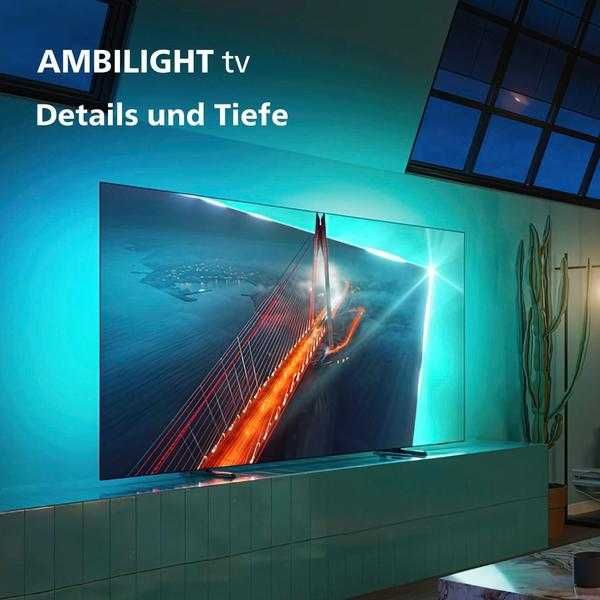 Телевізор 48 дюймів Philips 48OLED708/12 (Android TV OLED 120Hz)