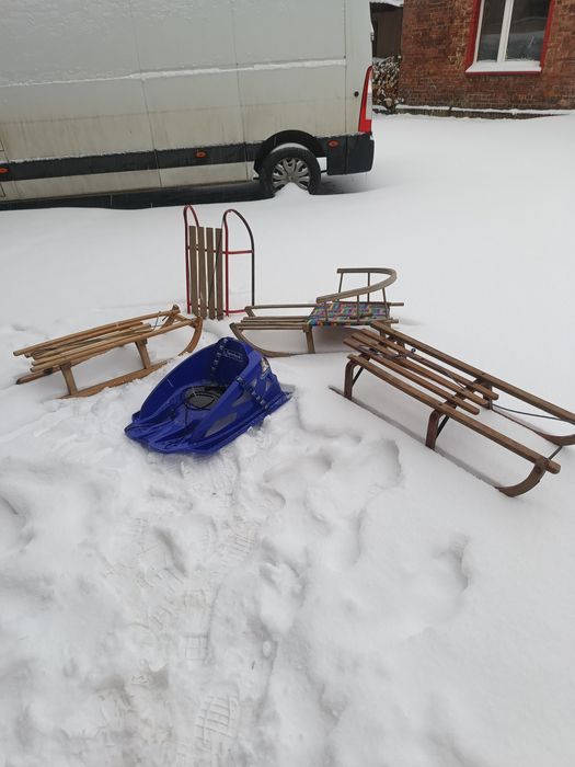 Sanki drewniane różne