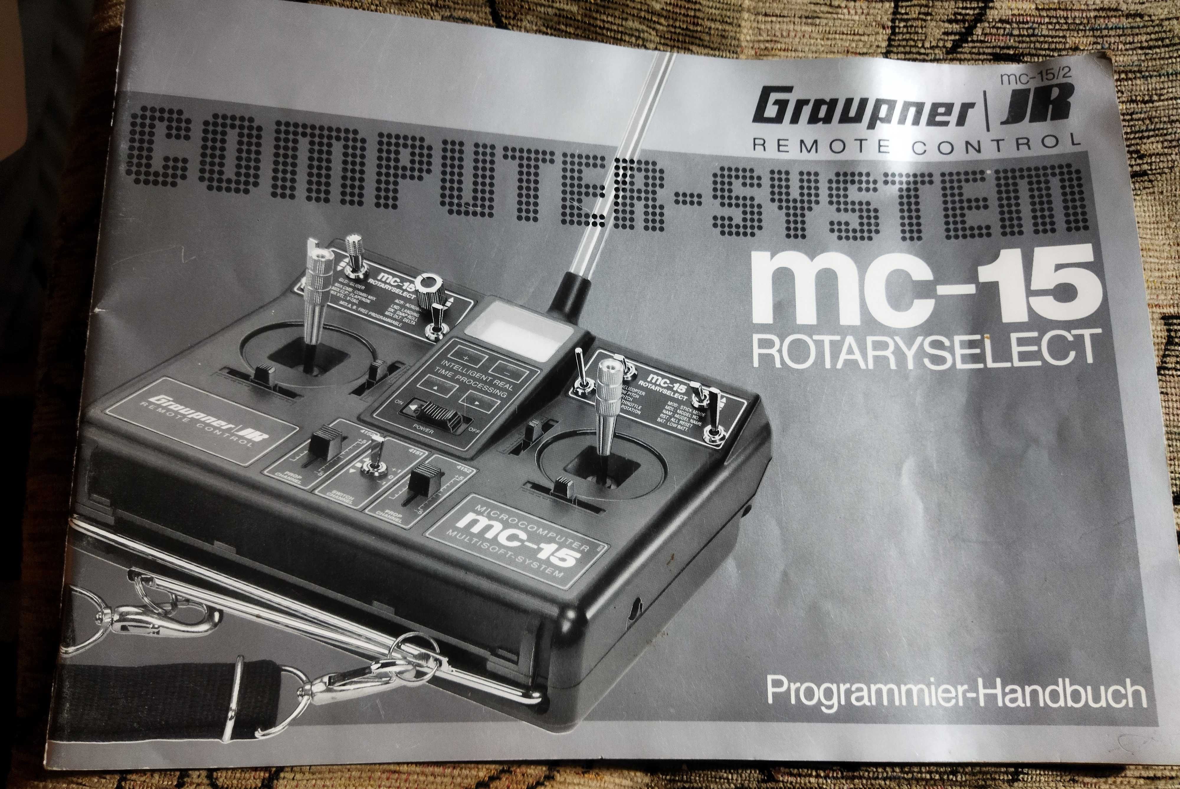 mc-15 rotaryselect Programmier Handbuch sterowanie samolotów