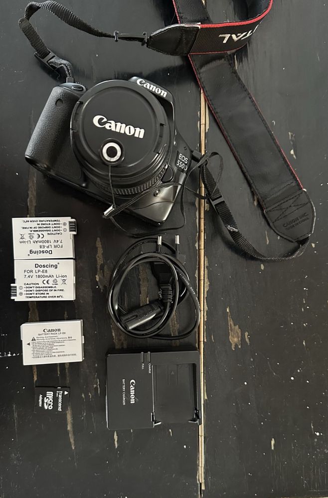 Canon EOS 550D 18-55 IS Kit Black