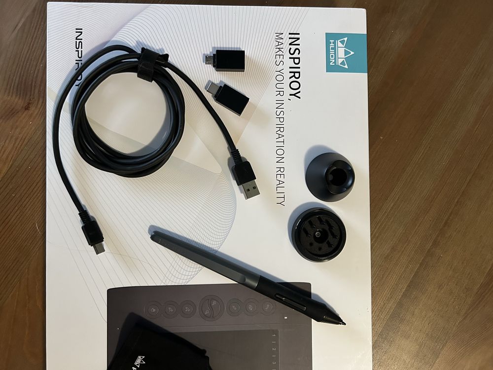 JAK NOWY! Huion Inspiroy H610pro v.2 tablet graficzny