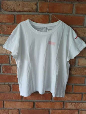 Biały T-shirt koszulka Reserved rozmiar XL