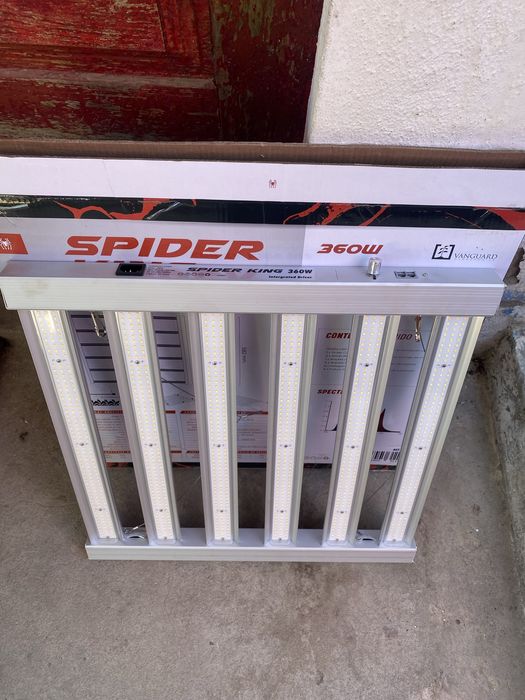 Lâmpada LED Spider King 360W – Quase nova!