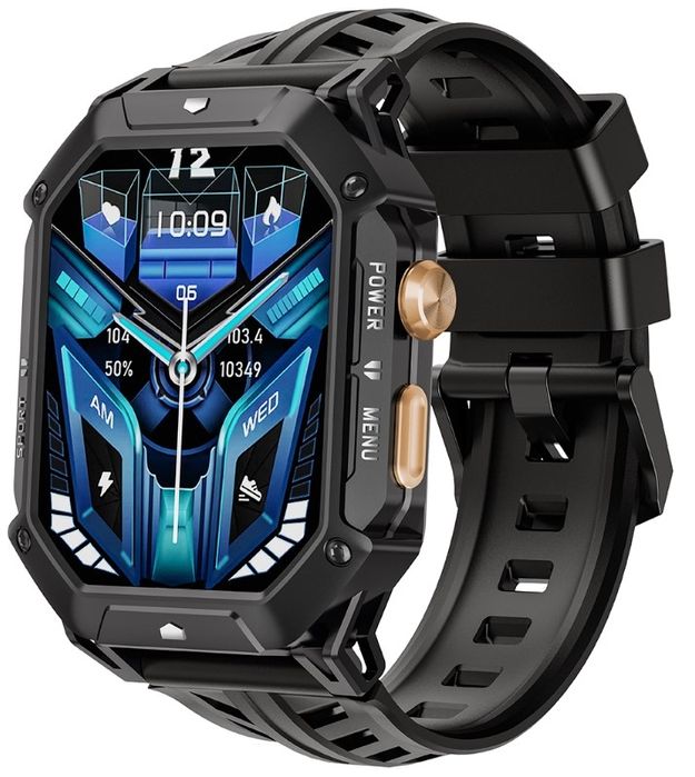 smartwatch męski rubicon rncf24-1 black