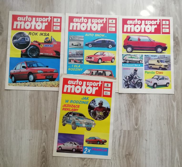 Czasopisma auto motor sport z 1991 r. Dla kolekcjonera