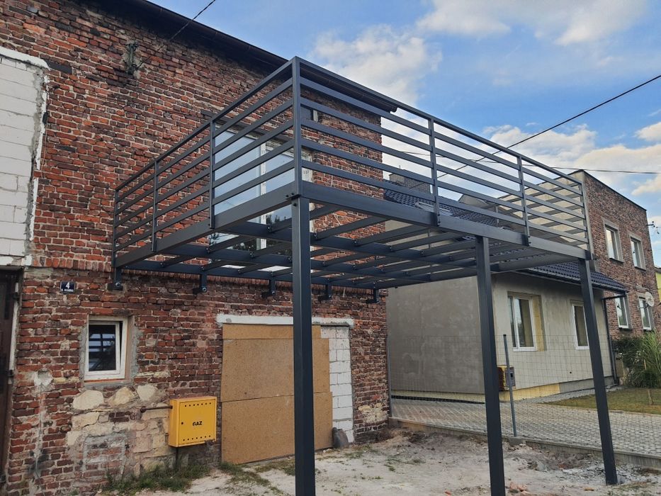 Taras stalowy zewnętrzny ocynk ogniowy