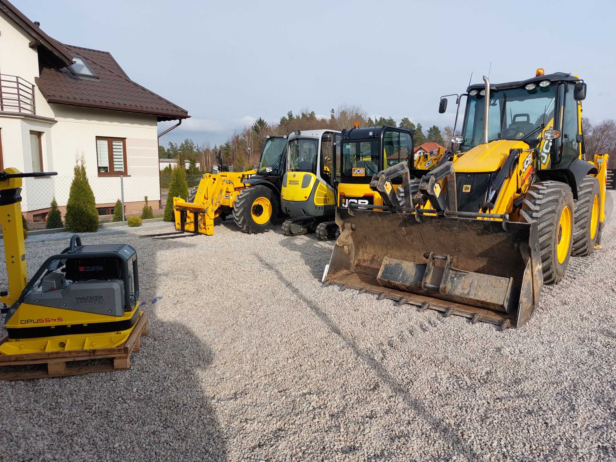 Usługi koparko ładowarką, wywrotką Brodnica wyburzenia,piasek koparka