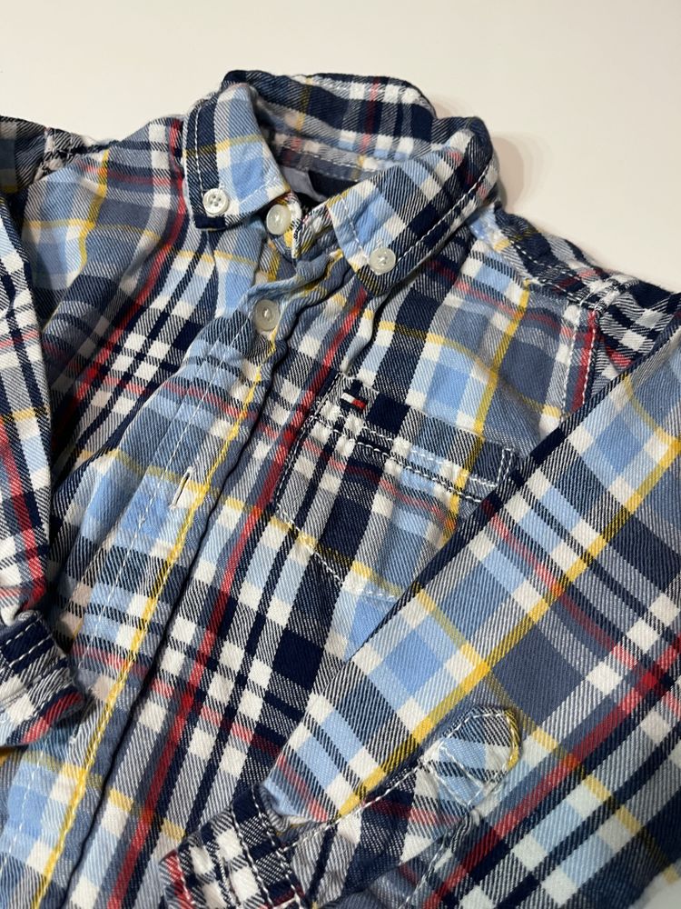 Koszula w krate dla chlopca Tommy Hilfiger