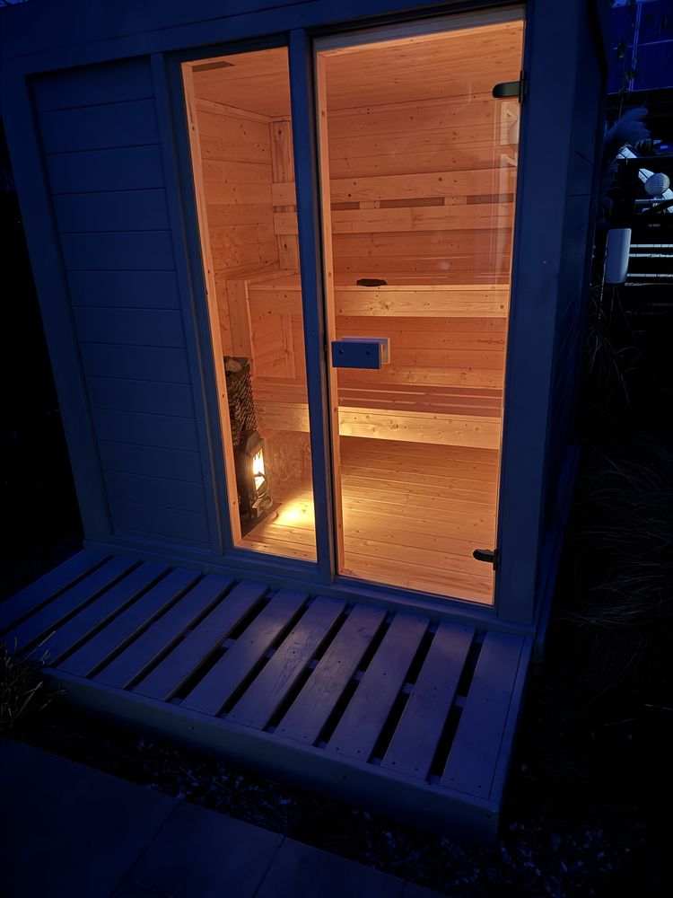 Sauna Ogrodowa , sauna model S DLA 3-5 OSÓB montaż cały kraj