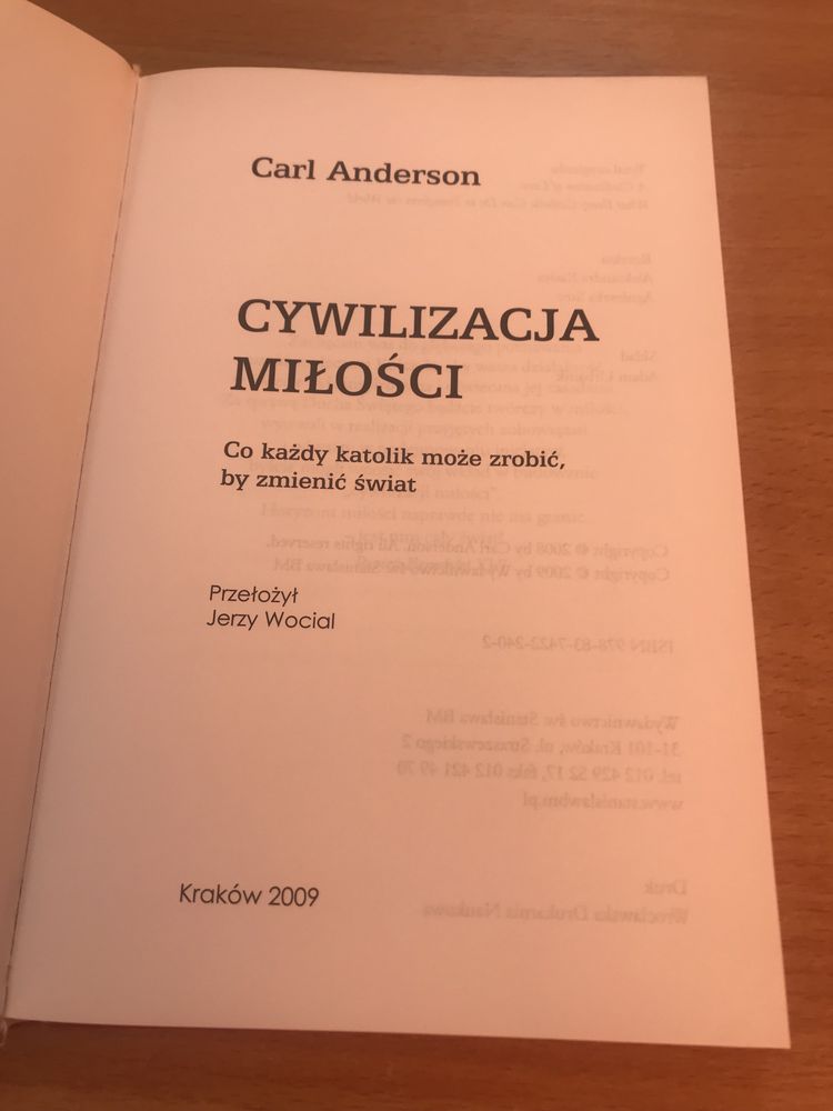 Cywilizacja miłości - Carl Anderson