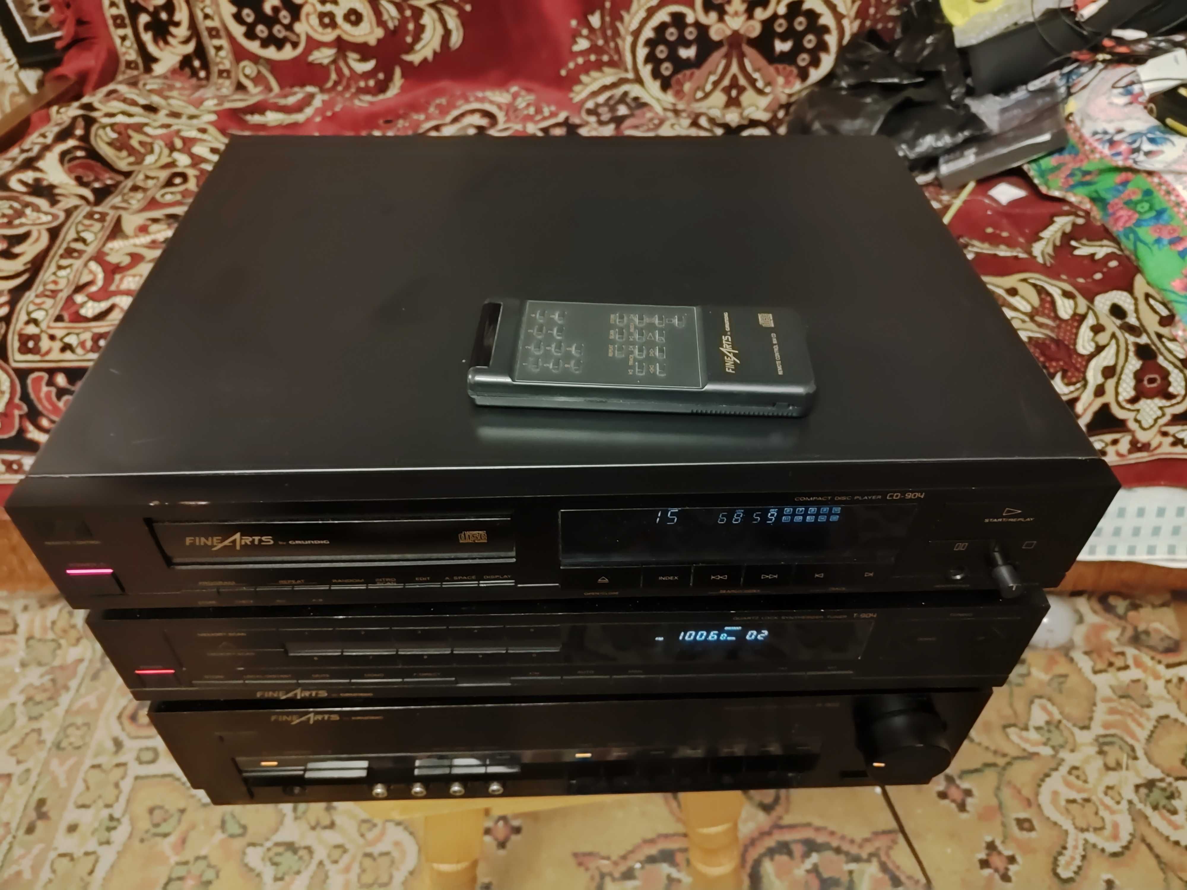 Топовый комплет GRUNDIG
.Тюнер T-904. Усилитель A-904