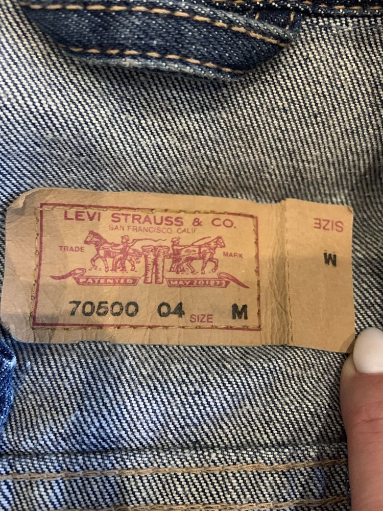 Джинсовый пиджак levis M