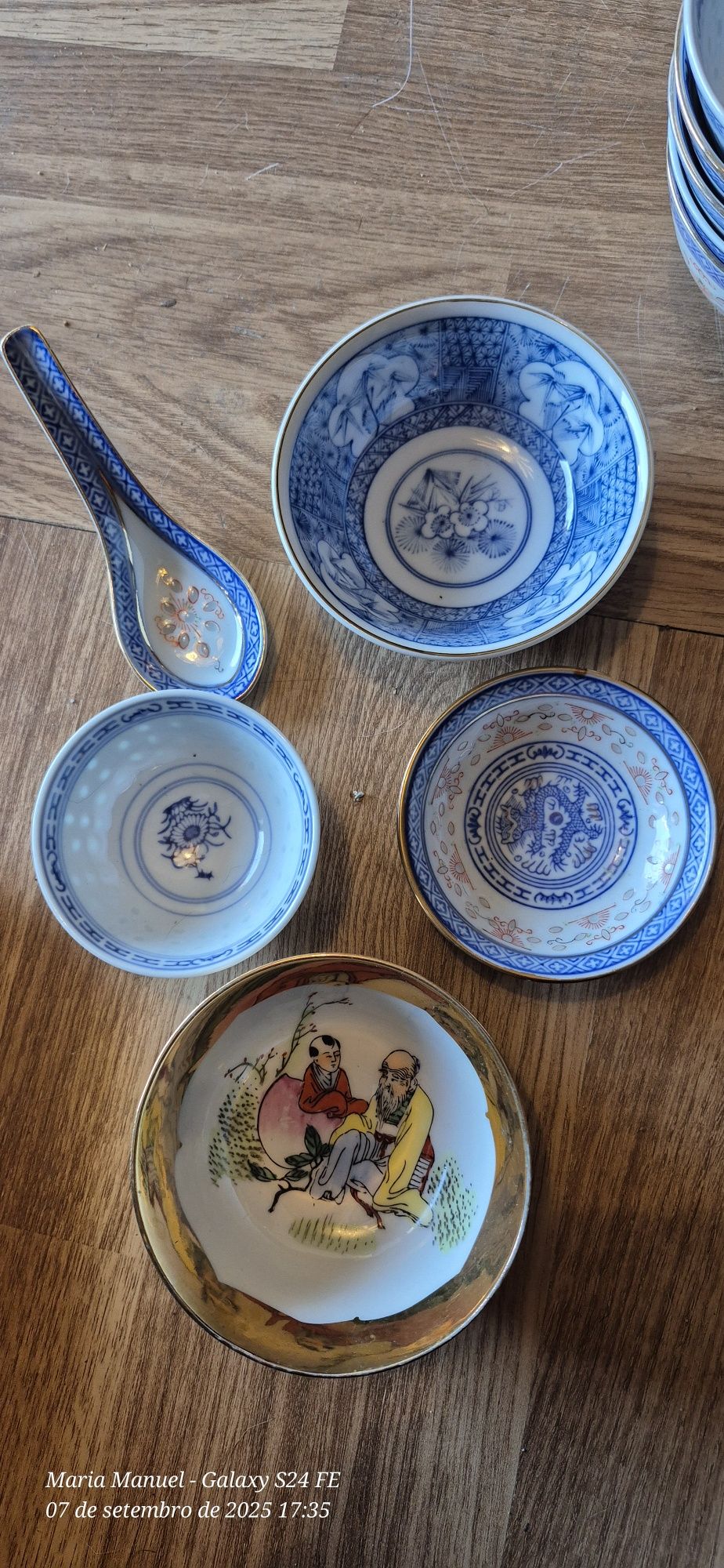 Peças grão de arroz