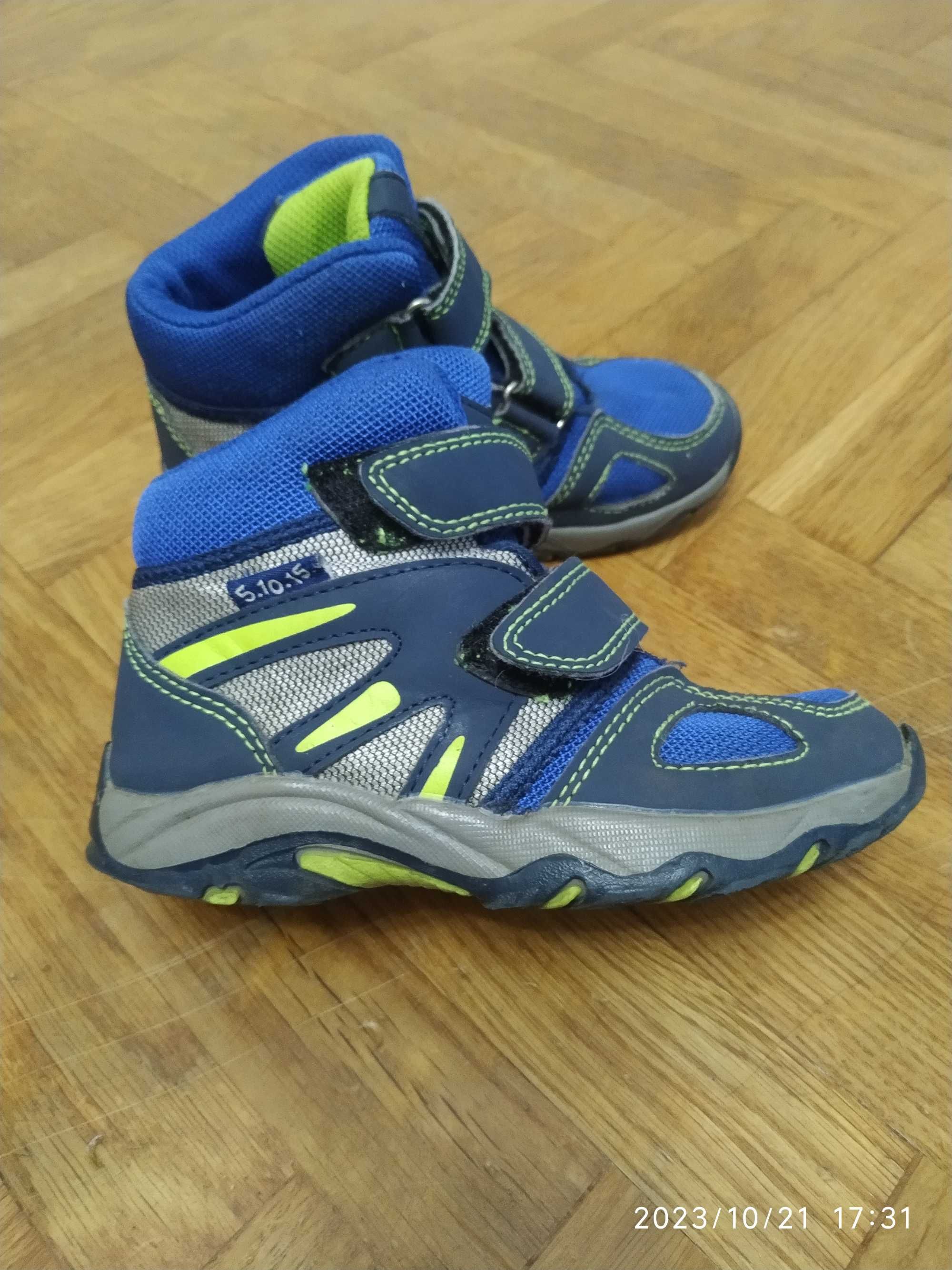 buty jesienne dla chłopca dł. wkładki 18,5 cm