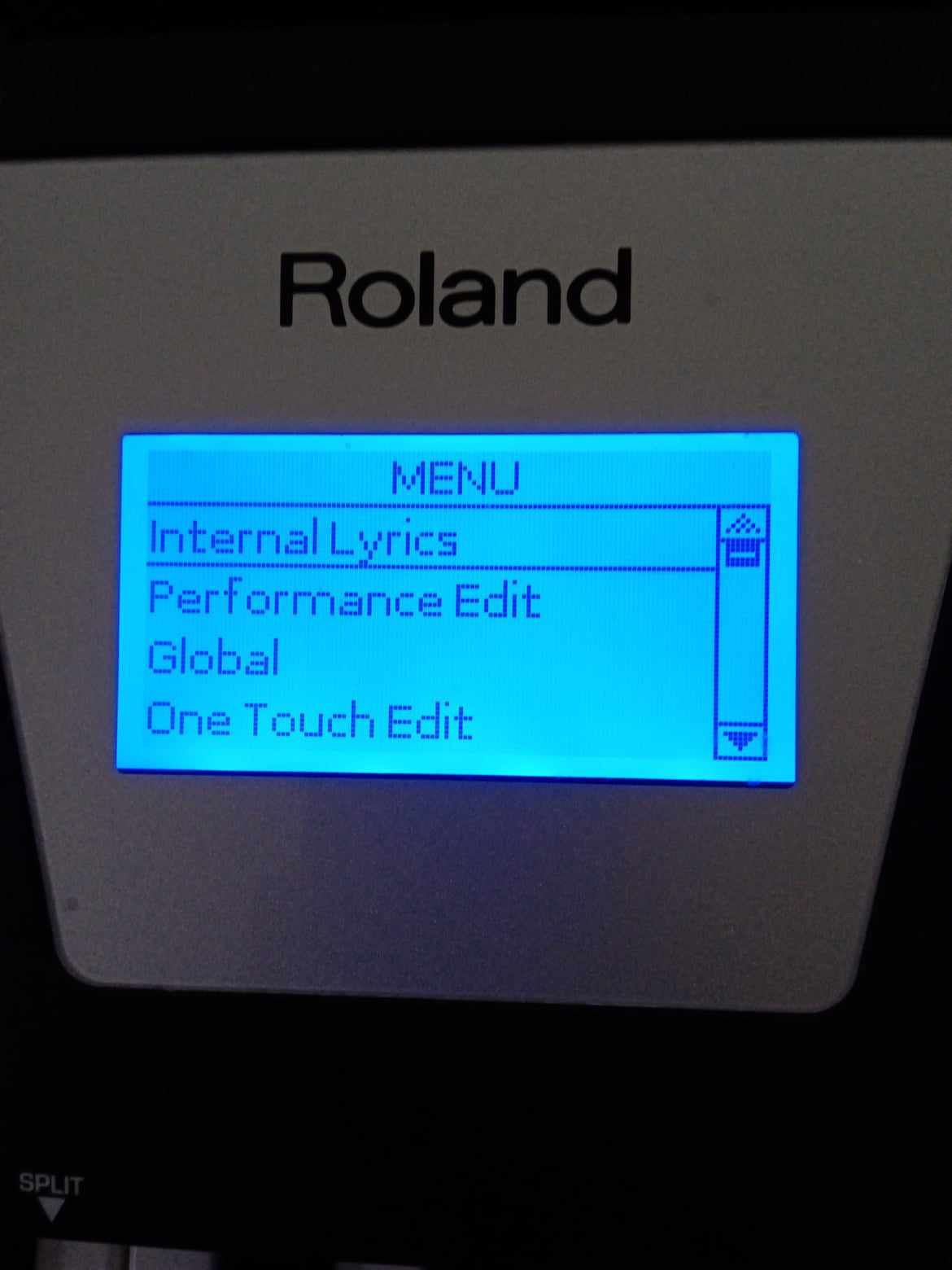 Syntezator Roland bk 3
