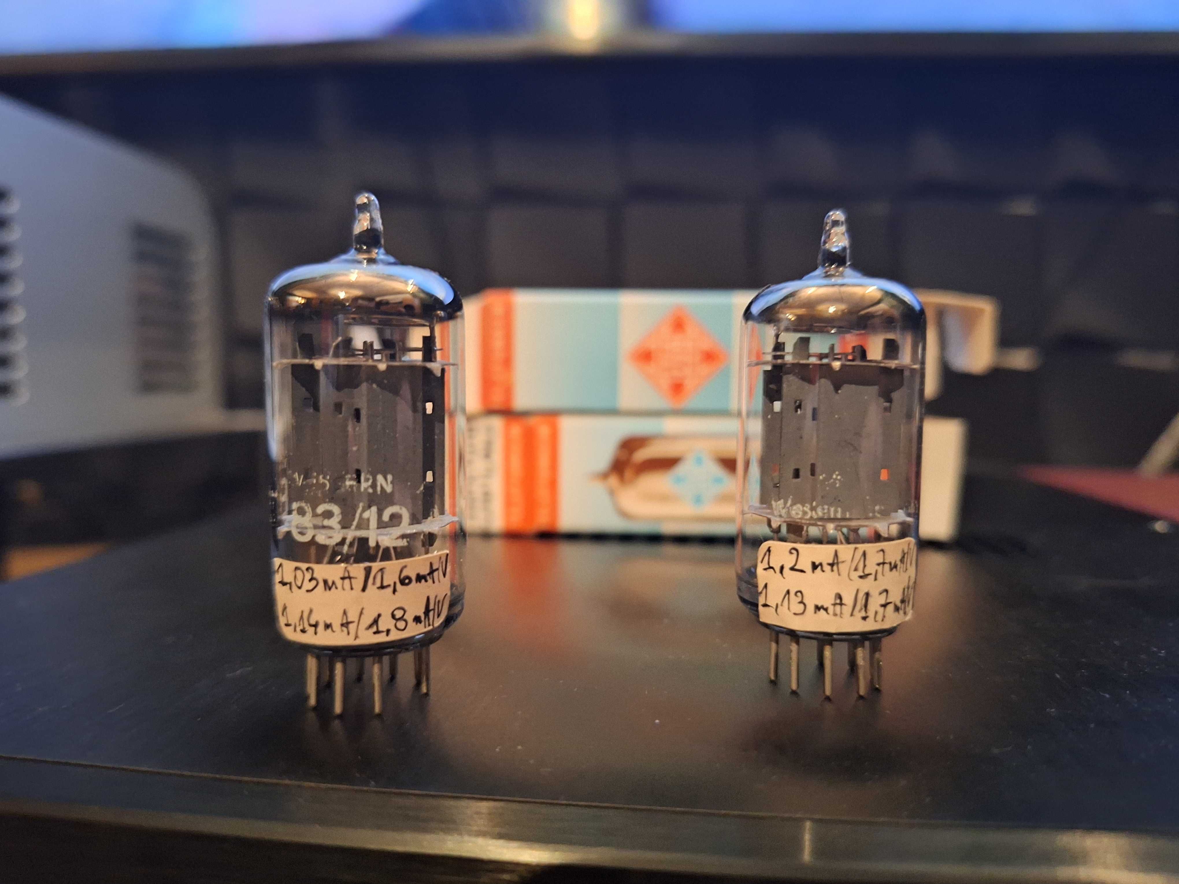 Lampy NOS Telefunken Smooth Plate 12ax7 ecc83 zamienię