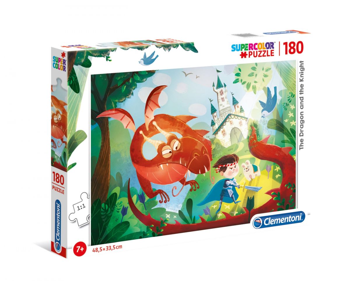 Puzzle 180 El Smok i Rycerz