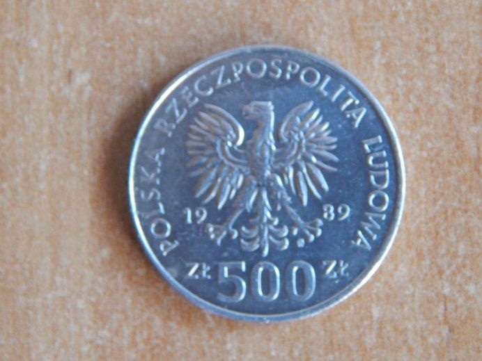 moneta stara 500zł PRL