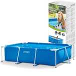Basen stelażowy prostokątny ogrodowy Intex 220x150 cm dla dzieci