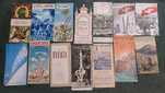 Lote 90 folhetos turisticos antigos estrangeiros