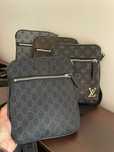 Torba ramię saszetka listonoszka Louis Vuitton, Gucci Armani LV męski