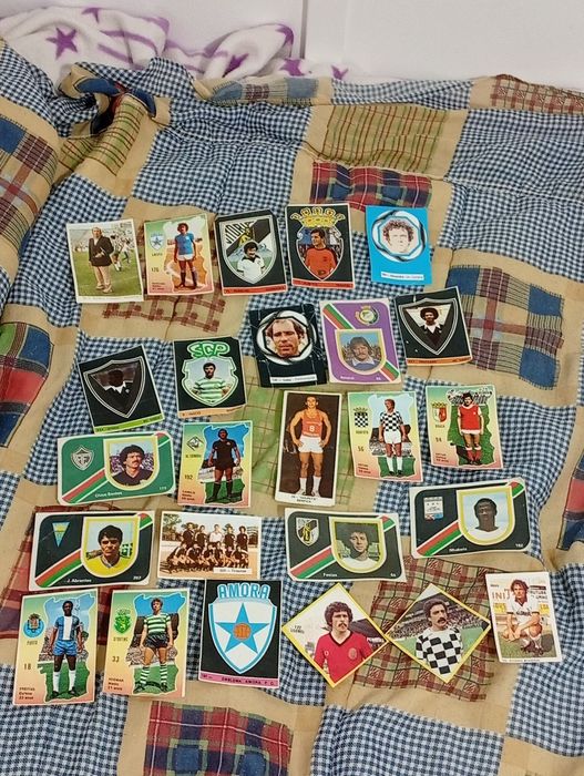 Conjunto de vários jogadores Antigos do Futebol