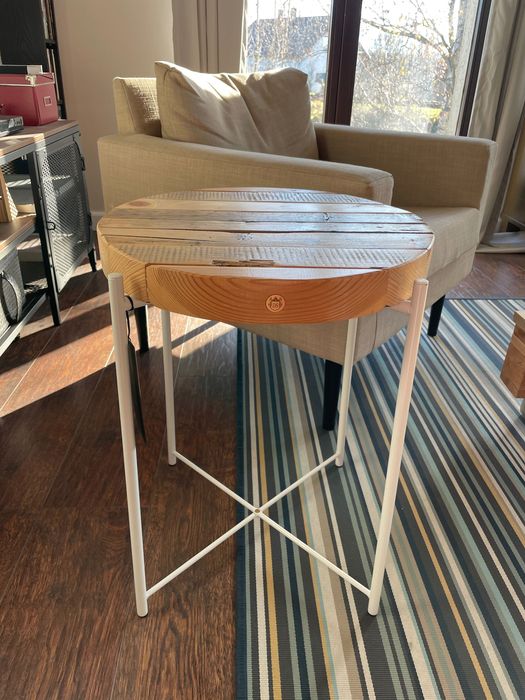 Stolik kawowy ze starych desek z autorskiej pracowni DS Manufaktura