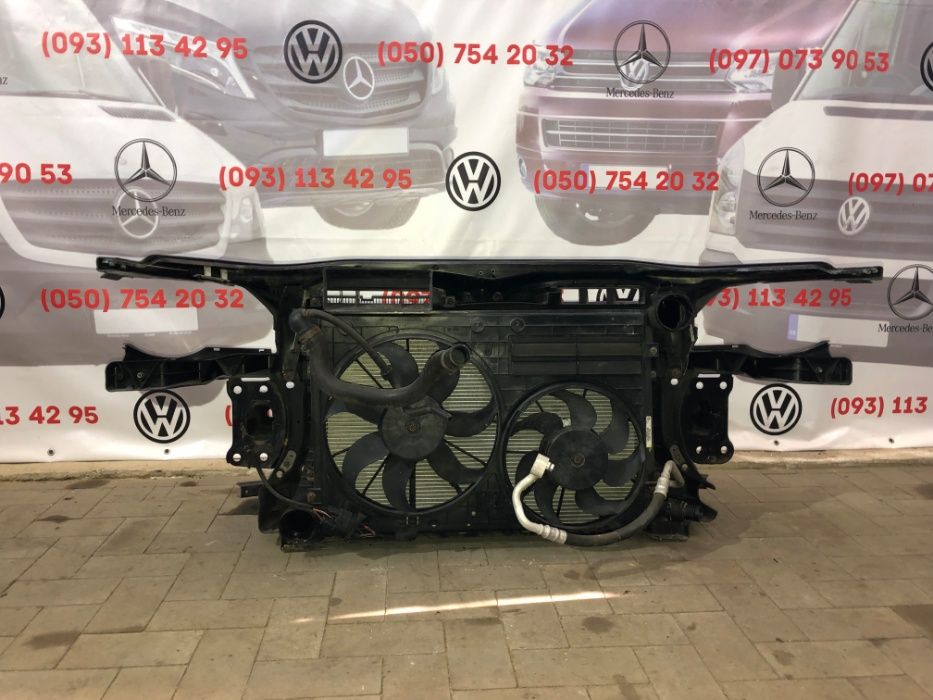 Радиатор VW Caddy Passat B6 Пасат Touran Golf Гольф 5 Jetta диффузор