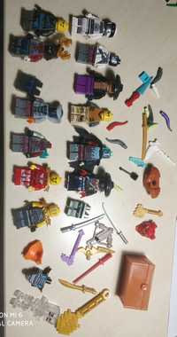 Minifigurki ninjago + akcesoria figurki jak LEGO