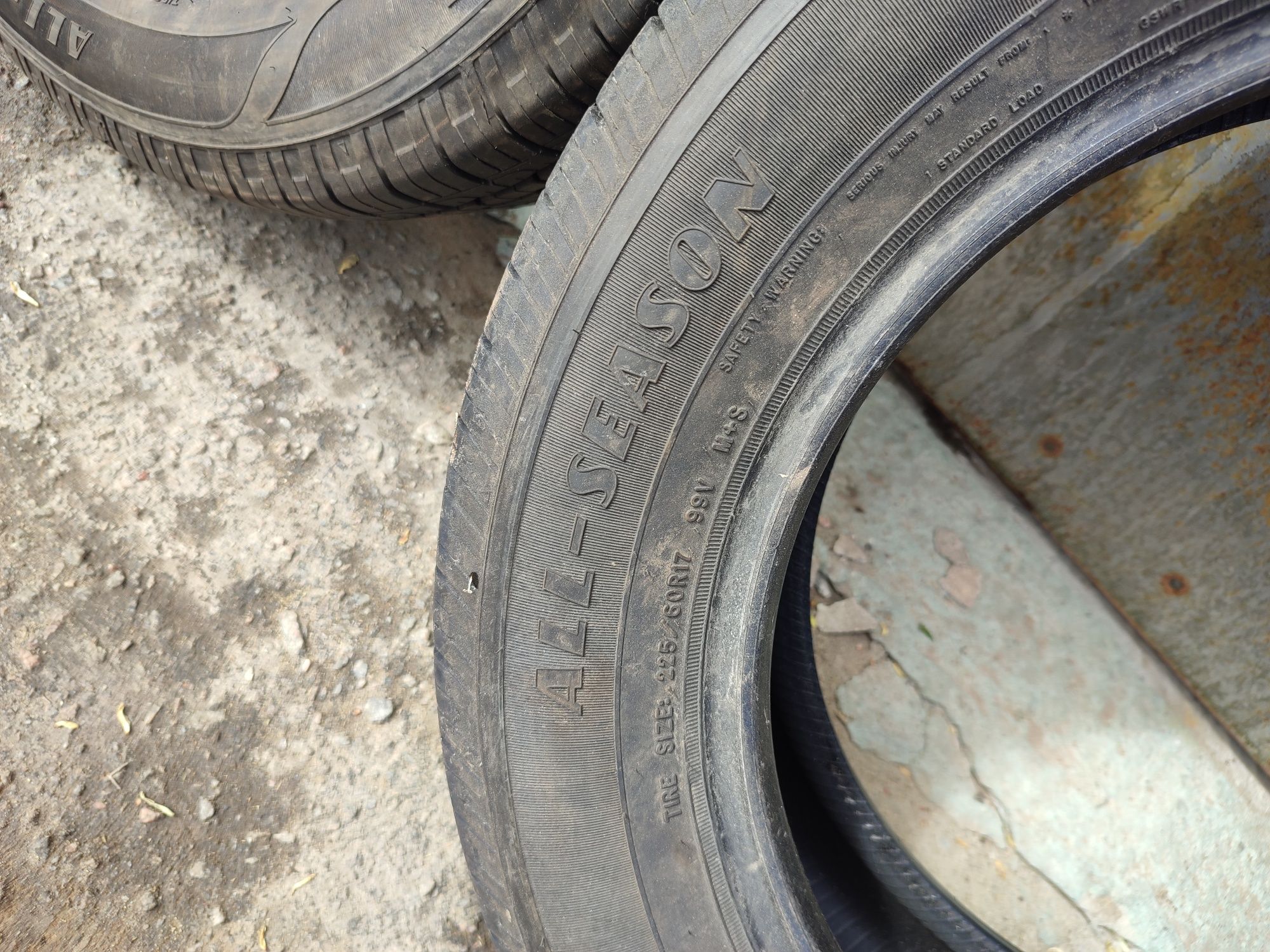 Резина всесезонна Goodyear reliant 225/60 r17