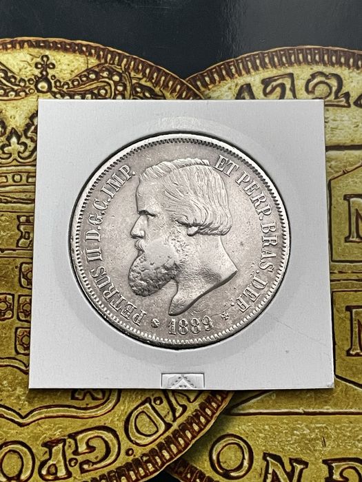 Moeda 2000 Reis prata