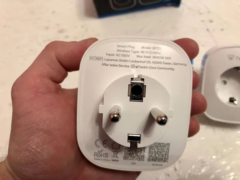 Розумна смарт-розетка Smart Plug Teckin SP22 Wi-Fi 2 шт